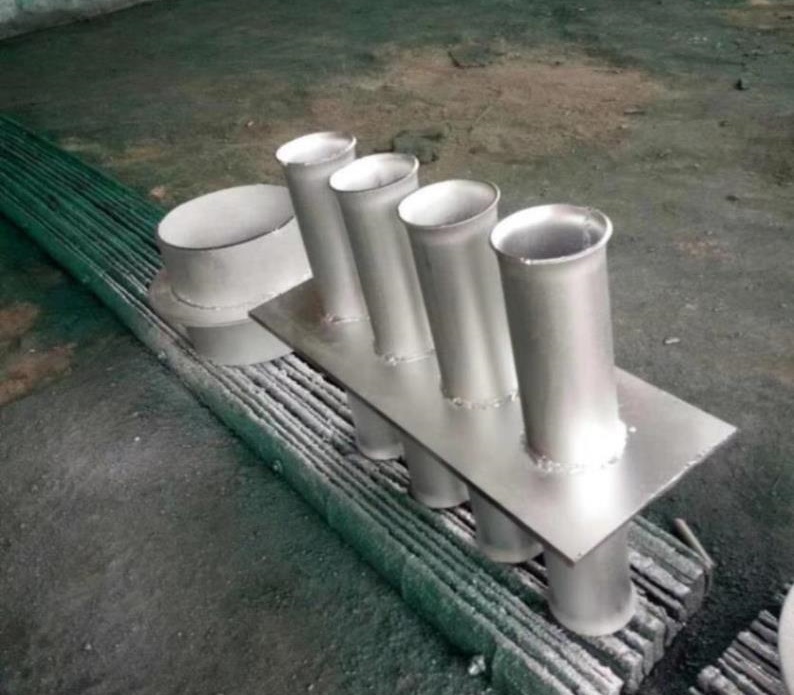 DN50-DN100 单排套管镀锌外观实拍