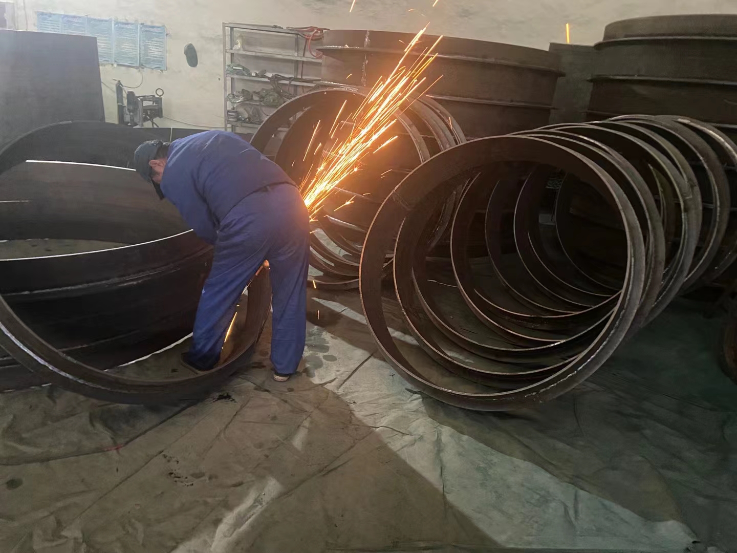 刚性防水套管制作现场