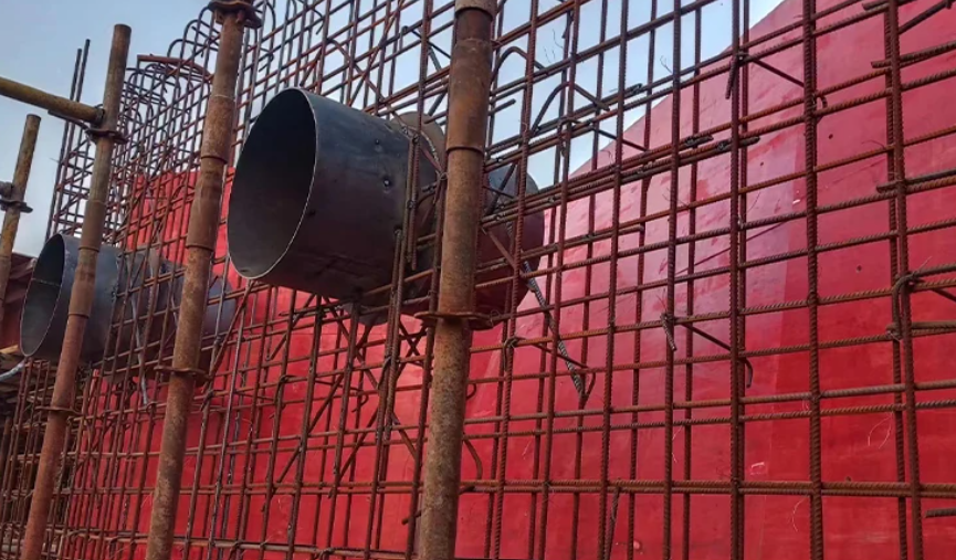 刚性防水套管安装现场图片