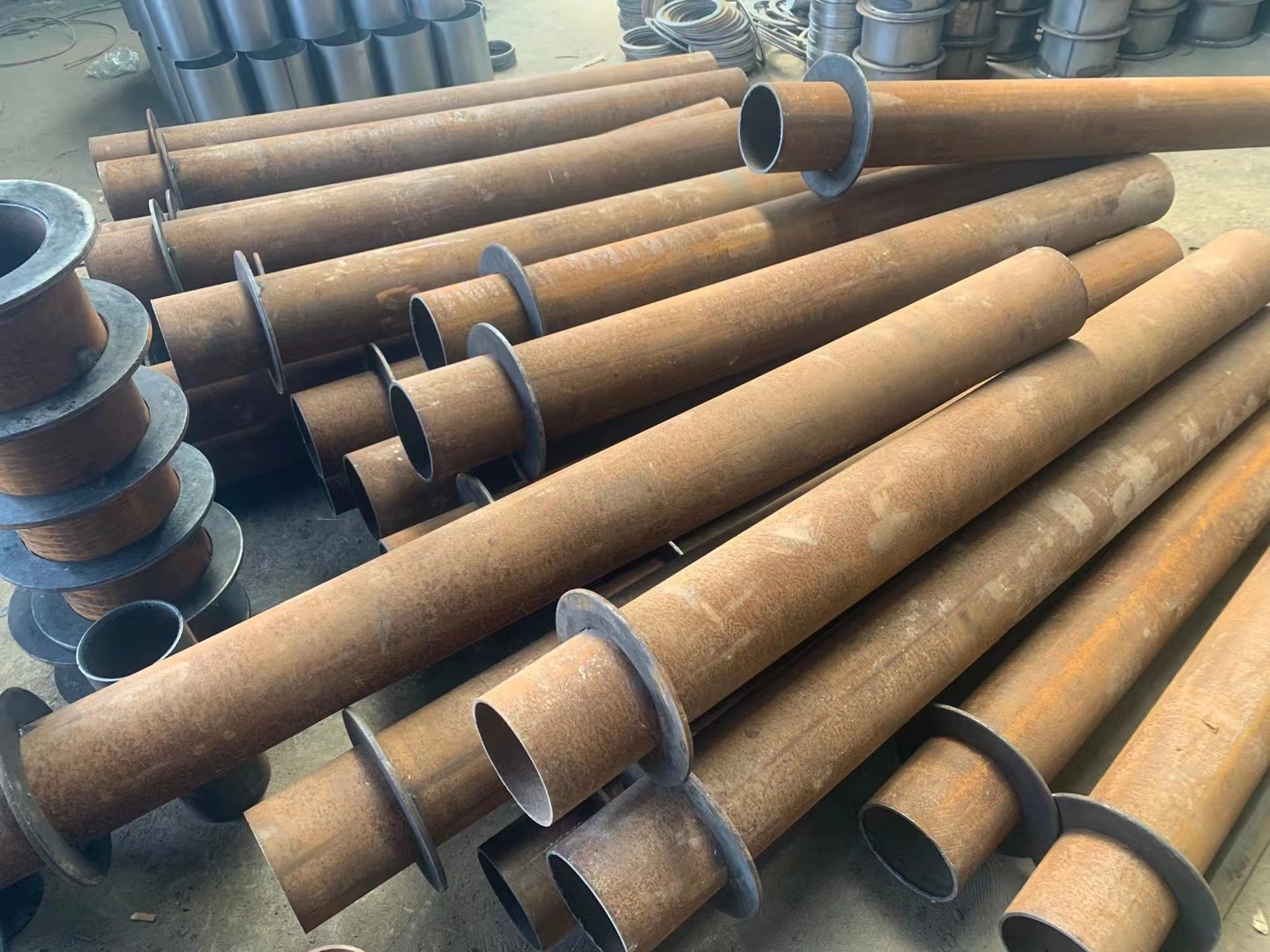 加长刚性穿墙钢套管图片