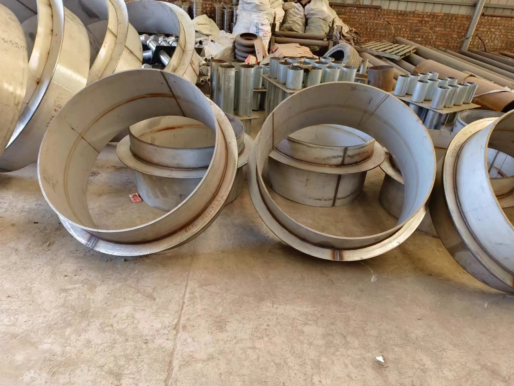 异性定制大口径不锈钢刚性防水套管图片